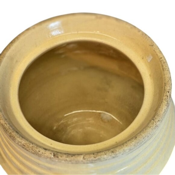 Vintage Robinson Ransbottom Morning Glory Spaulding's Cookies Advertising Jar Cr - Picture 6 of 10